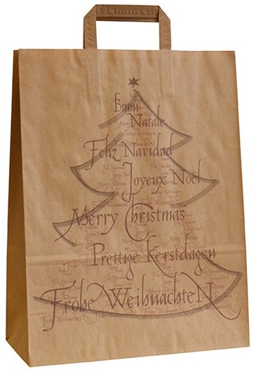 vánoční taška s potiskem